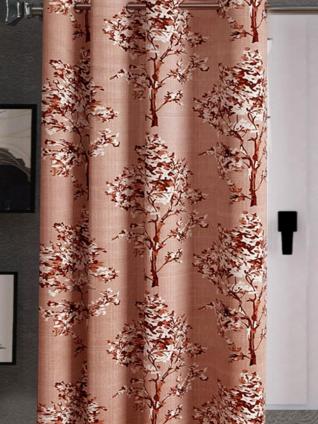 Lunar Days Brown Room Darkening Door Curtain-image-45