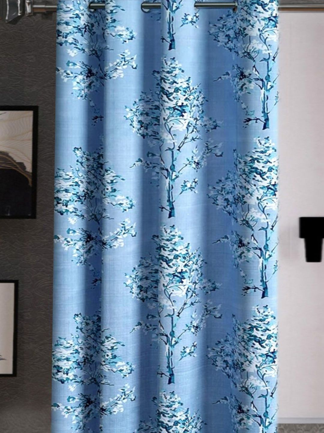Lunar Days Blue Room Darkening Window Curtain-image-42
