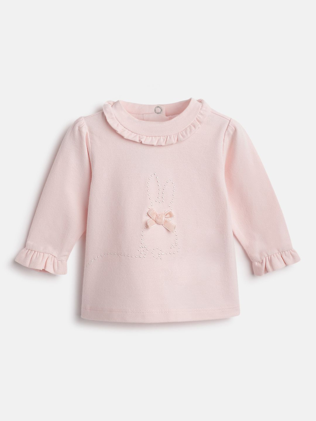 Chicco Girls Graphic Printed Round Neck Cotton T-shirt-picture-41