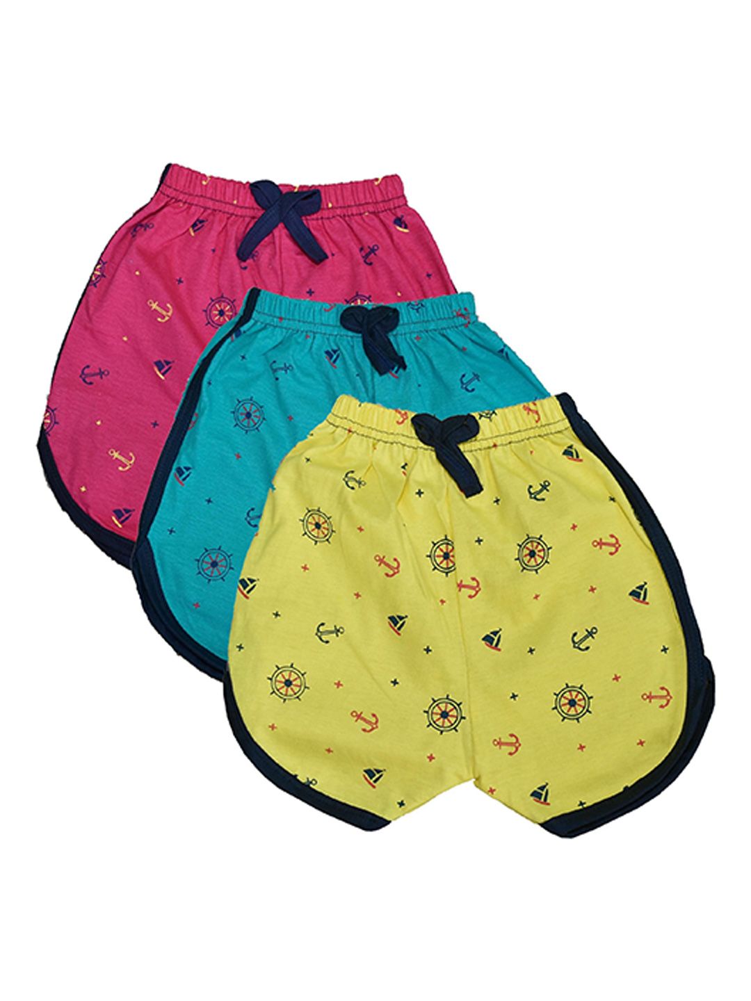 NEW TRINATH HOSIERY Girls Pack of 3 Printed Hot Pants Shorts-picture-15