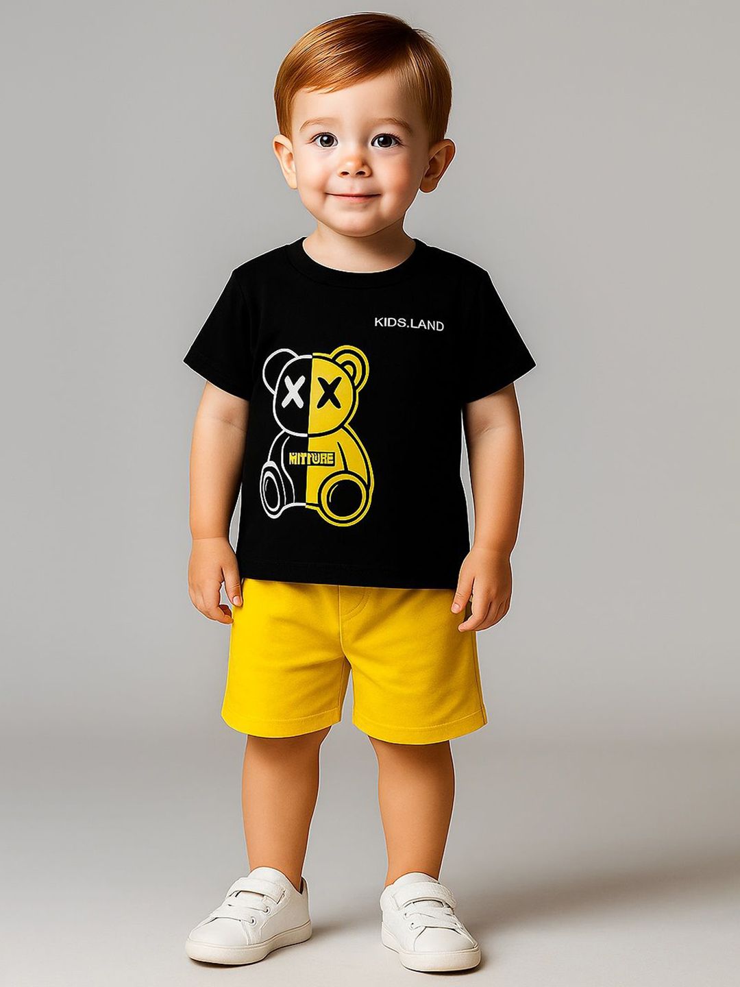 BAESD Kids Printed T-shirt with Shorts-picture-30