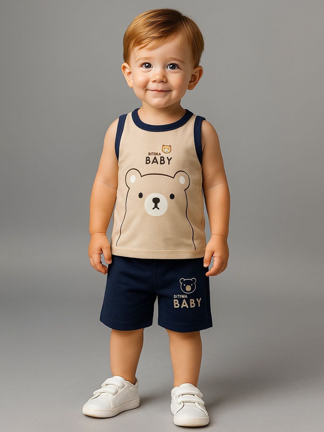 BAESD Kids Printed T-shirt with Shorts-picture-35