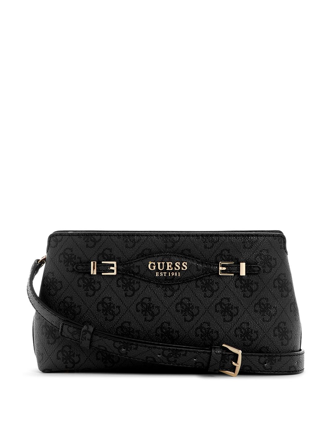 GUESS Brand Logo Printed Structured Sling Bag-picture-15