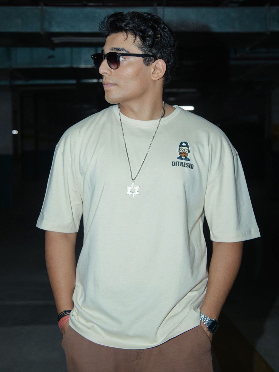 JAVINISHKA Graphic Printed Round Neck Cotton Oversized T-shirt-picture-15