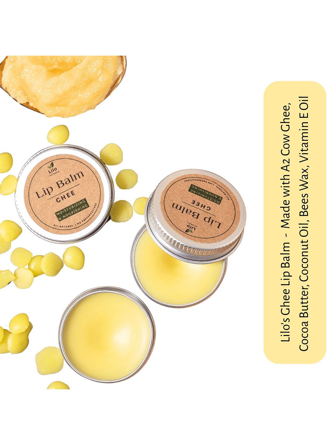 Lilo Naturals Ghee Lip Balm- 10 ml-image-4