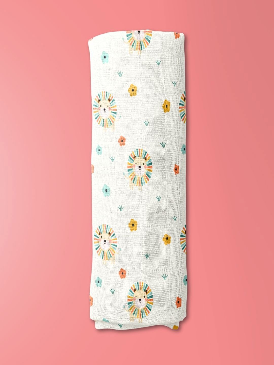 haus & kinder Lion's Garden Muslin Swaddle-picture-18