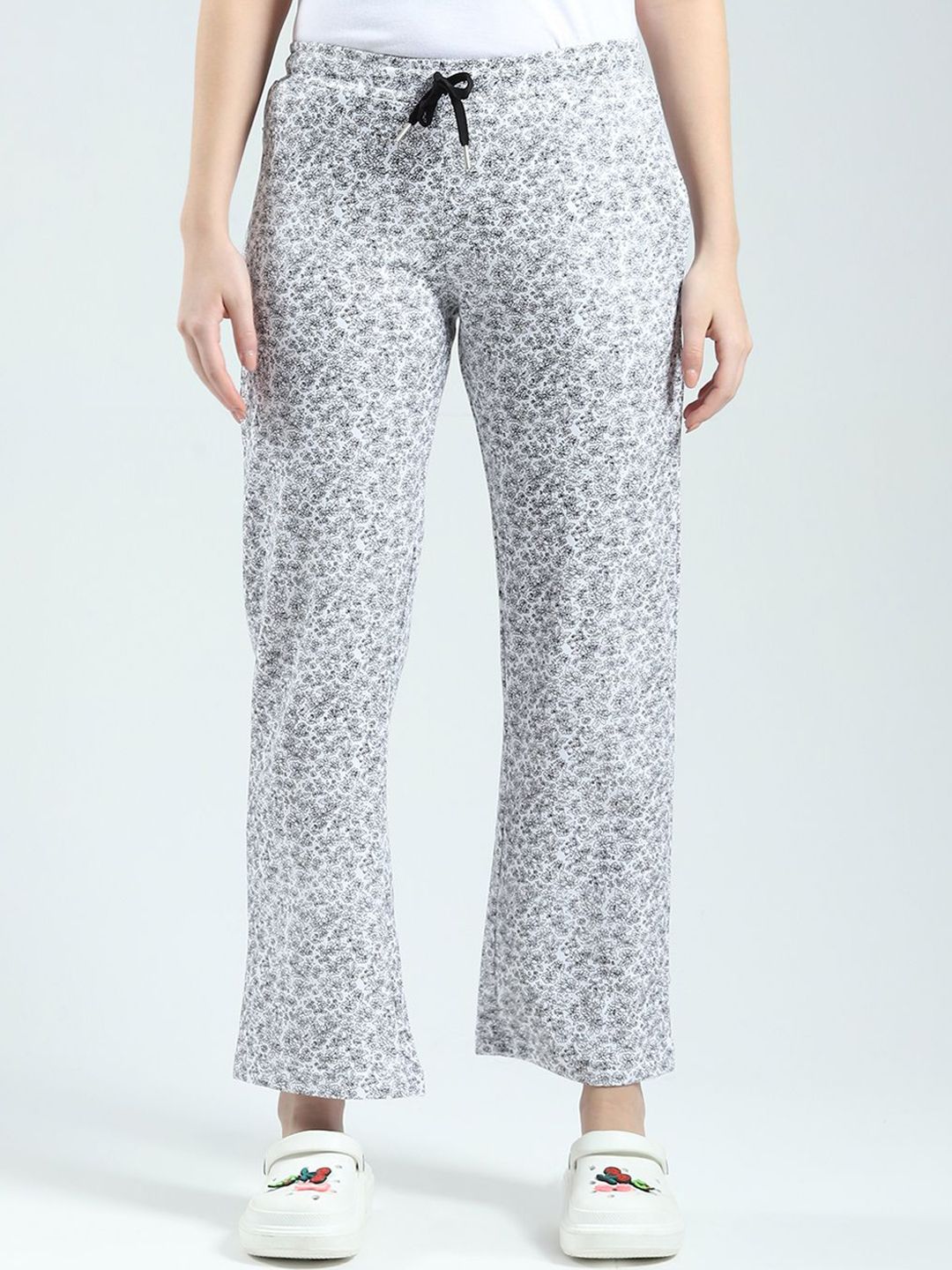 Monte Carlo Women Printed Mid-Rise Cotton Lounge Pants-picture-10