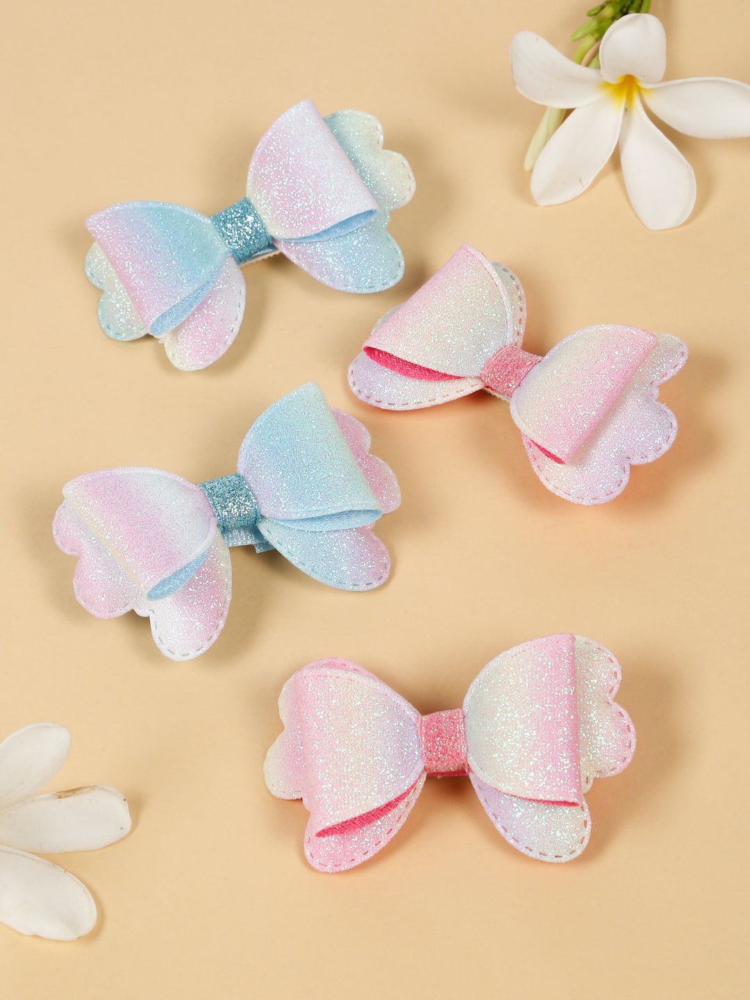 Stoln Girls Set of 4 Embellished Alligator Hair Clip-picture-29