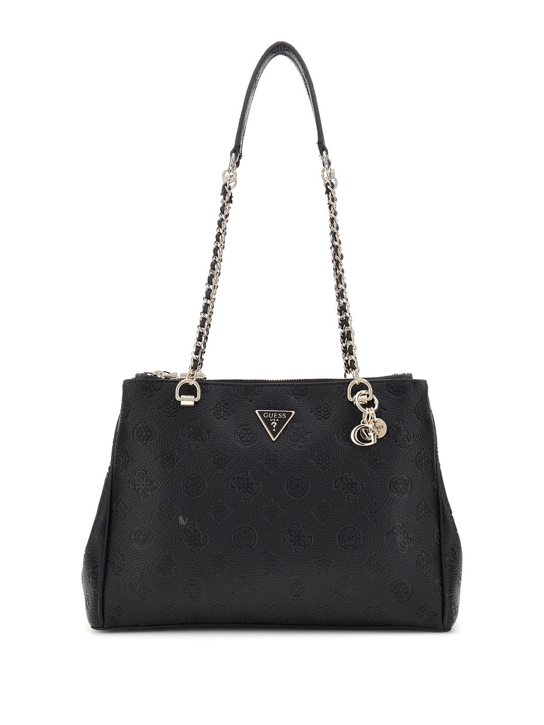 GUESS Textured Structured Satchel-picture-42