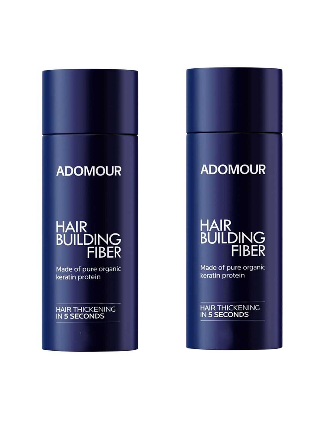 Adomour Set of 2 Unisex Hair Building Fiber Powder- Medium Brown- 27.5g-image-37