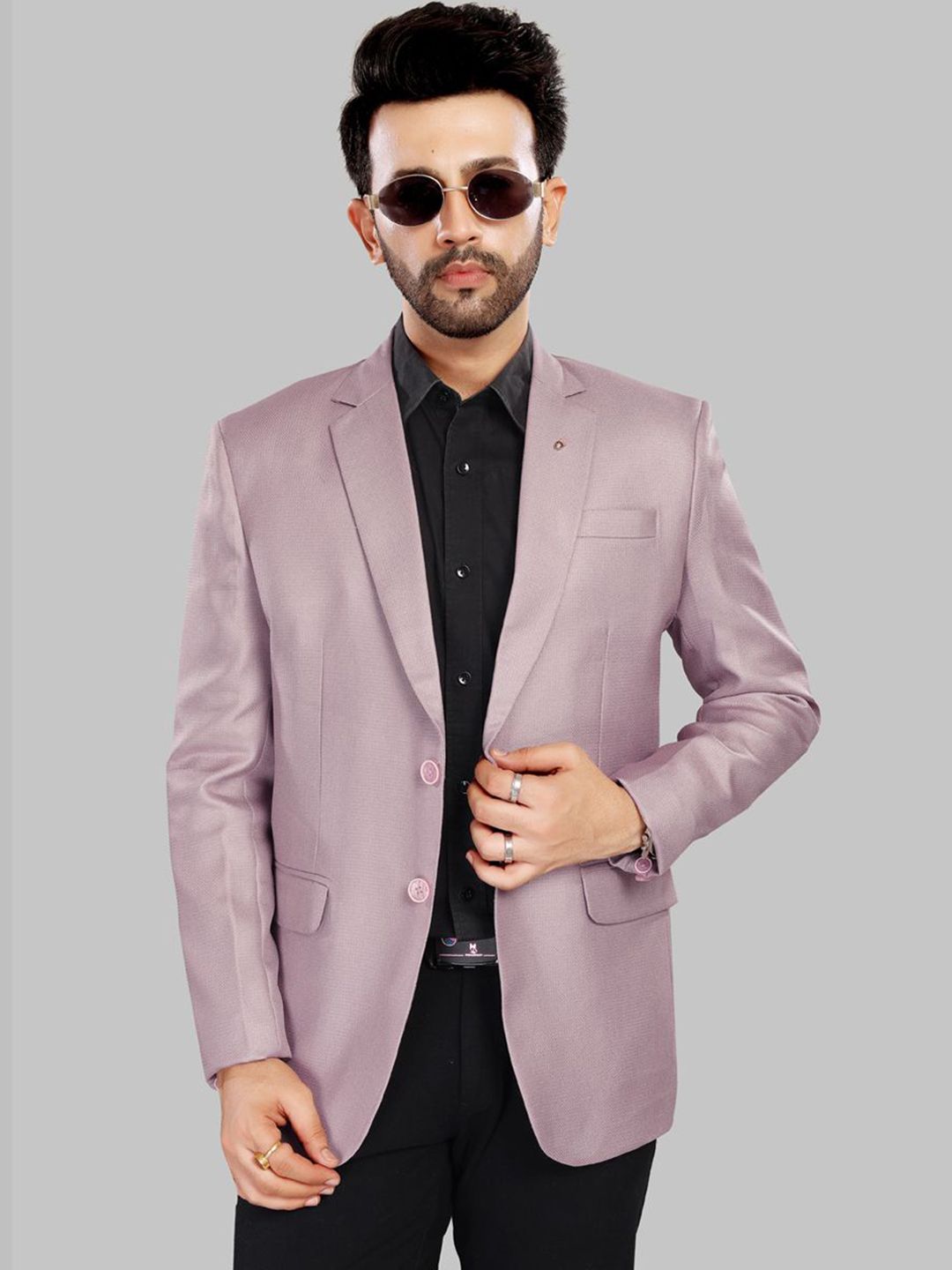 UR ETHICS Slim-Fit Single Breasted Blazer-picture-42