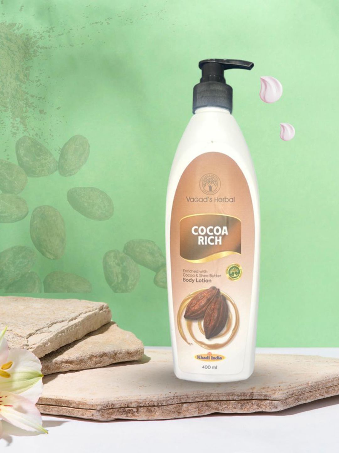 Vagads Herbal Cocoa Body Lotion For Deep Moisturizing - 400 ml-image-9