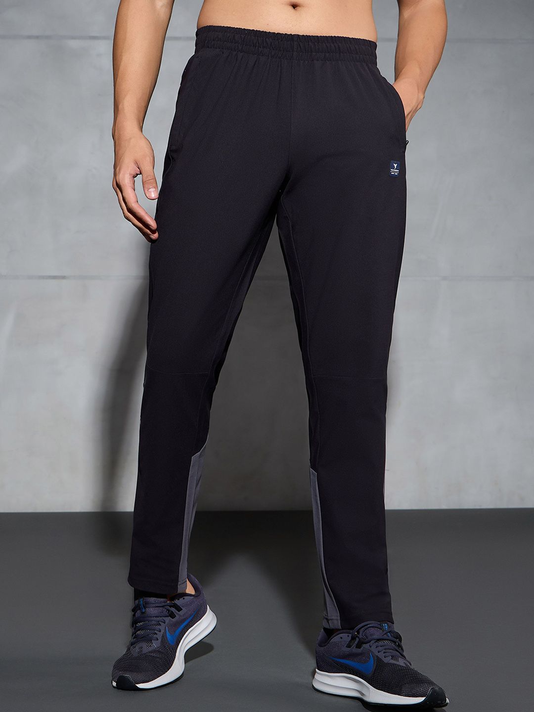 Technosport Men Straight Fit Track Pants Duracool +-image-20