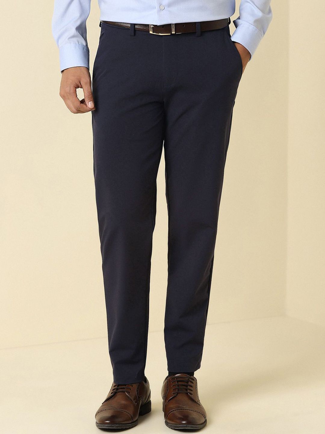 Allen Solly Men Regular Fit Formal Trousers