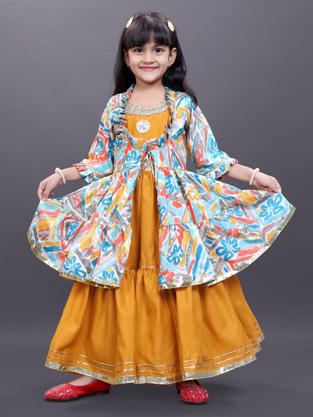 satyamfab Print A-Line Dress-picture-56