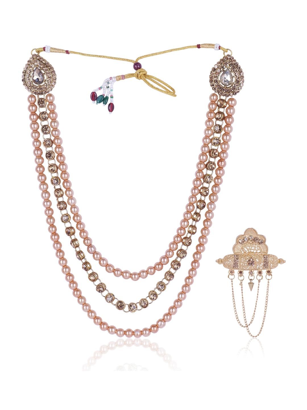 JIYANSHI FASHION Men Gold Jewellery Set-picture-10