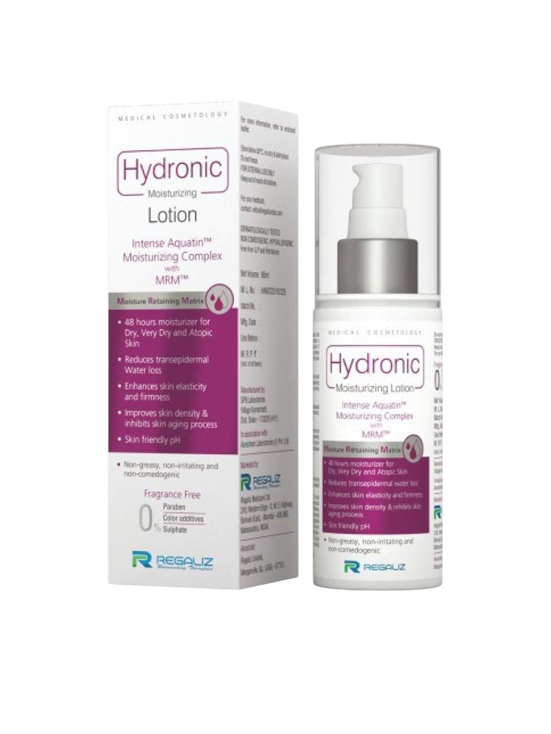 REGALIZ Hydronic Moisturizing Lotion With Hyaluronic Acid - 200 ml
