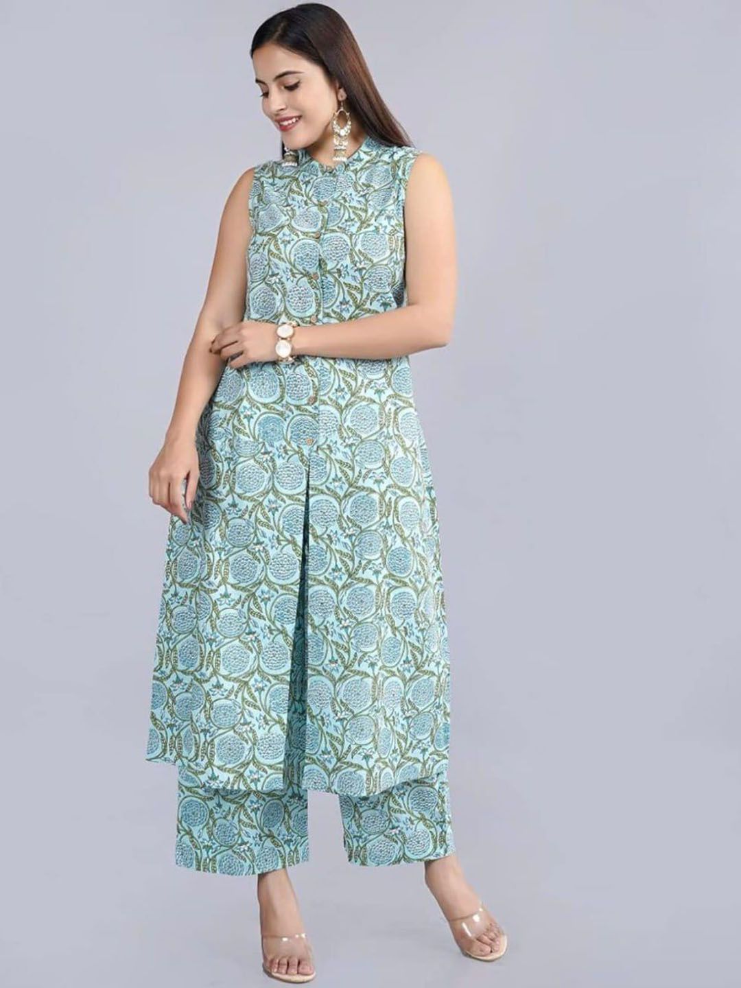 Moda Rapido Women Floral Printed Kurta with Trousers