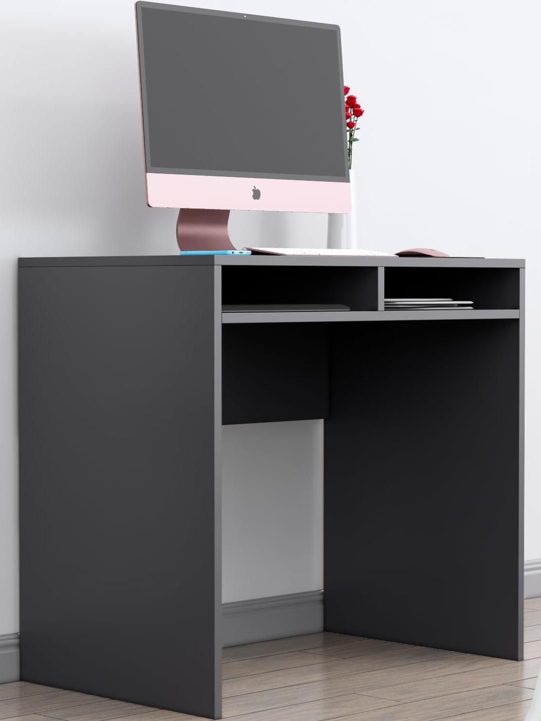 HEXA RED Grey Engineered Wood Study Table-picture-25
