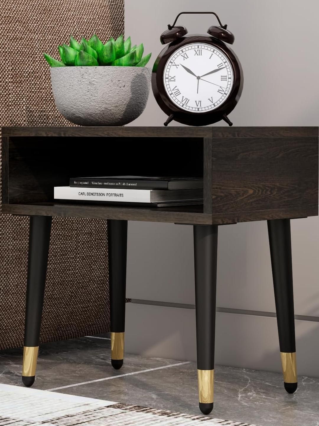 HEXA RED Brown Engineered Wood Bedside Table-picture-20