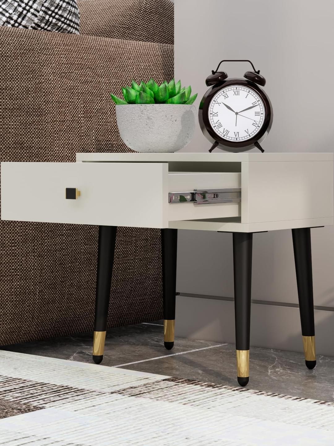 HEXA RED White Engineered Wood Bedside Table-picture-36