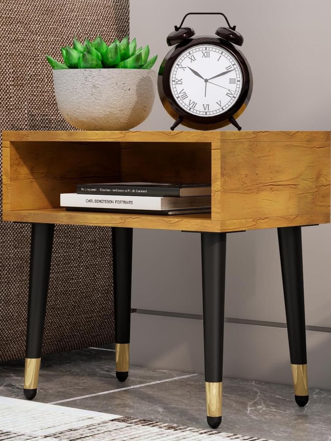 HEXA RED Beige Engineered Wood Bedside Table-picture-51