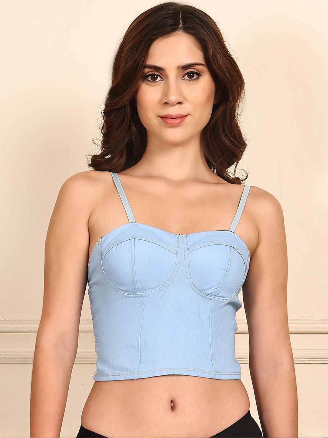 PrettyCat Women Blue Bra-picture-31