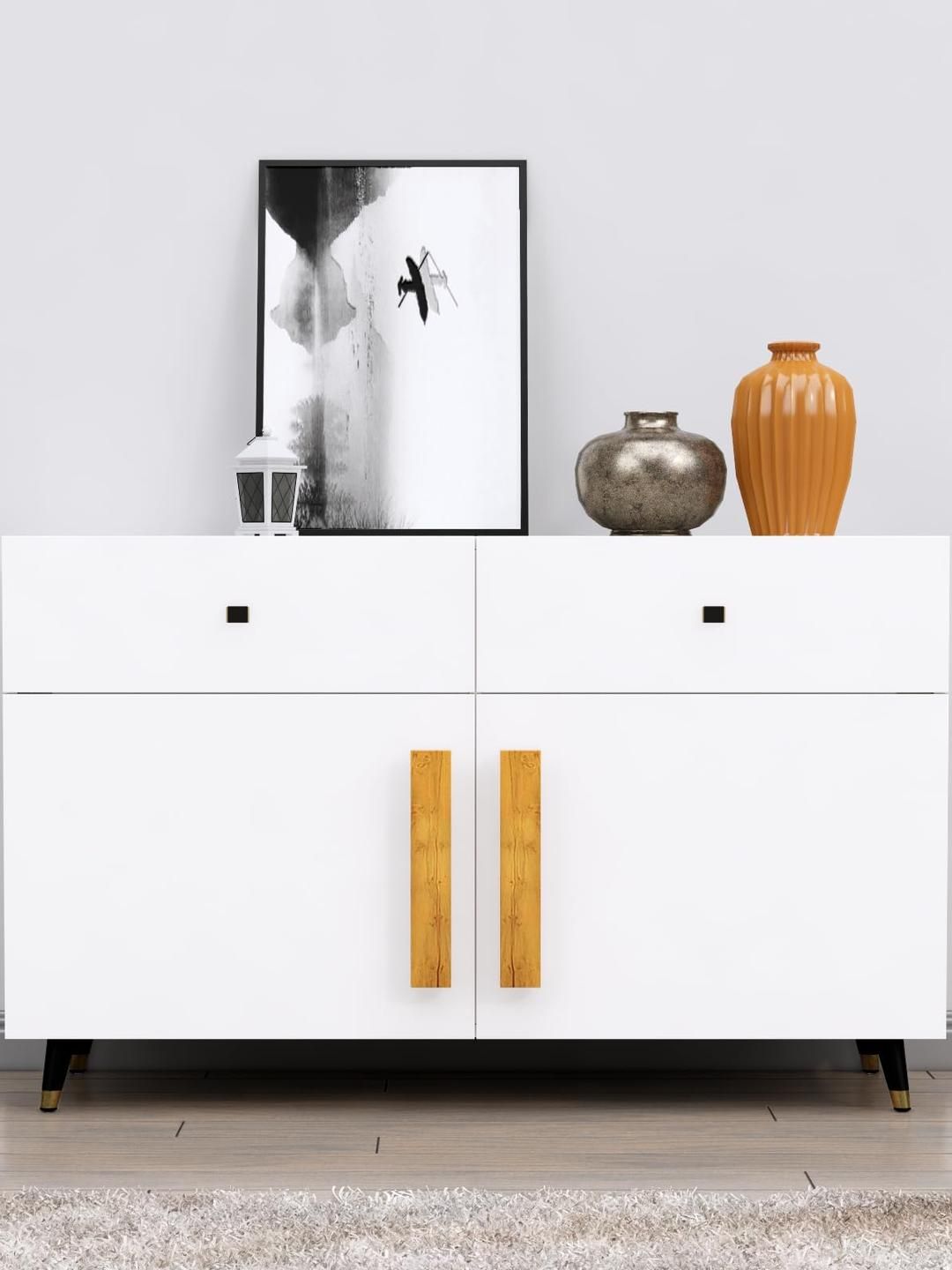 HEXA RED White Multipurpose Storage Cabinet-image-8