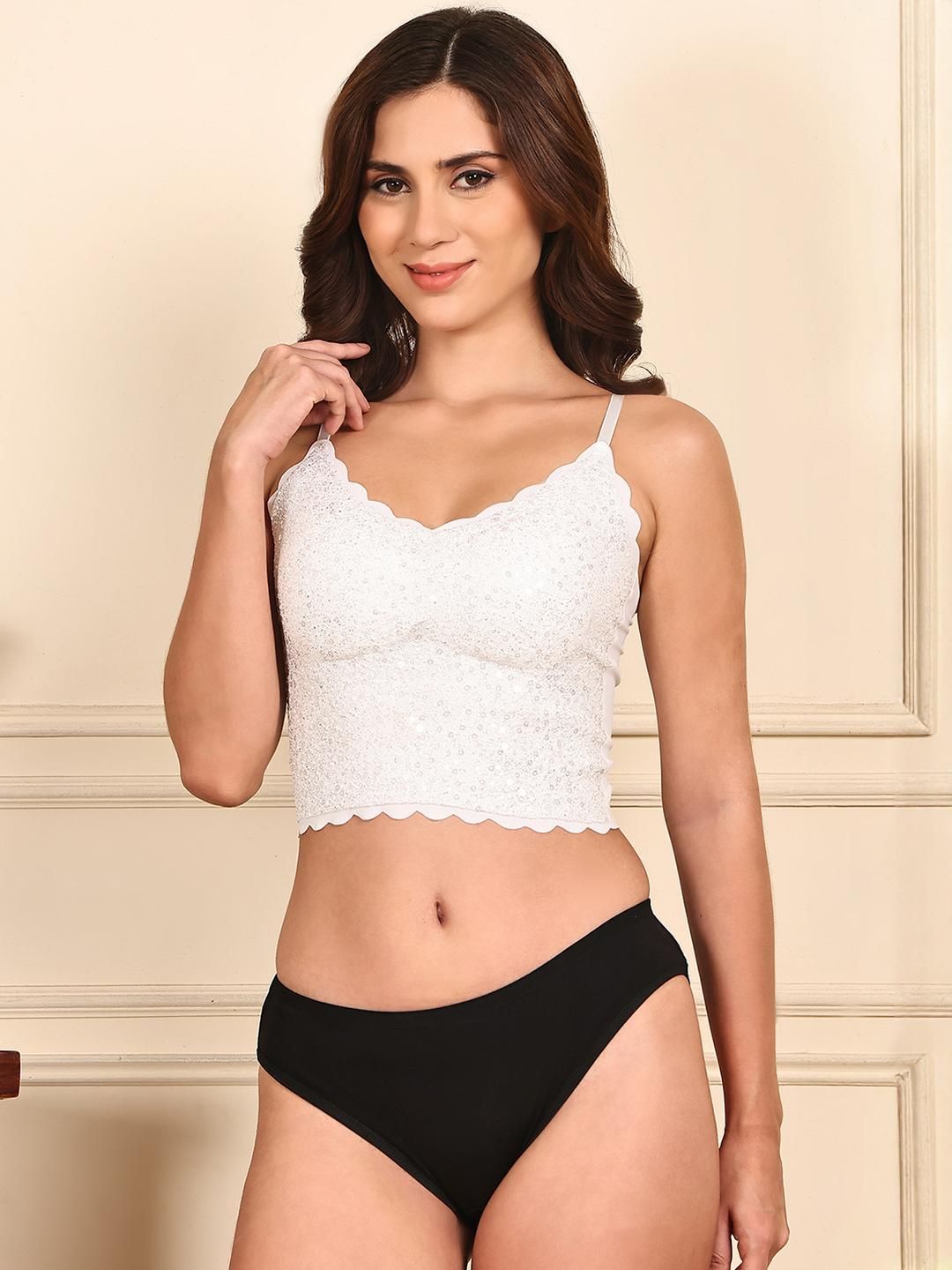 PrettyCat Non Wired Lightly Padded Lingerie Set-picture-30
