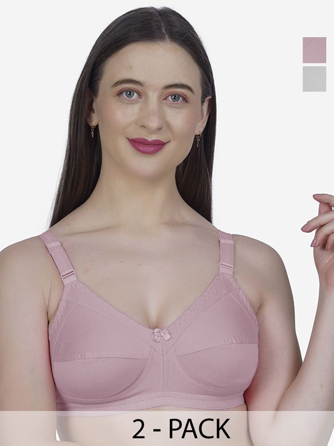 SHYAM SONS FLAIR Women Pack of 2 Full Coverage Minimizer Bra-picture-39