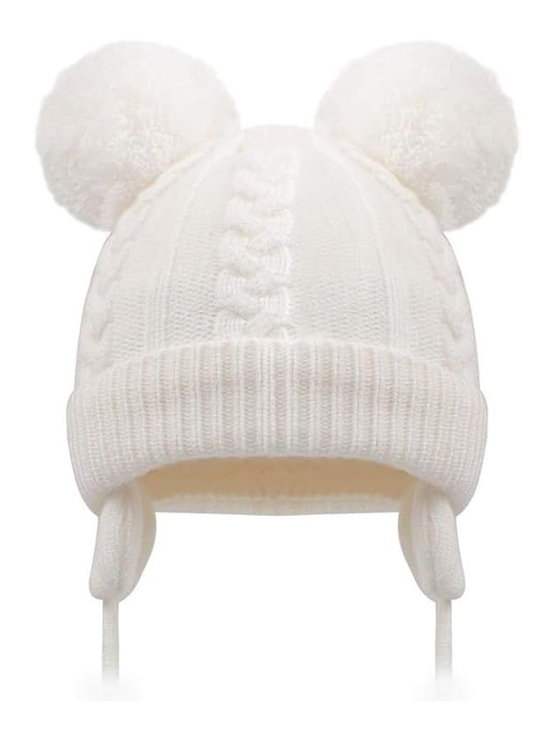Gajraj Kids Knitted Woolen Earflap Beanie Cap-image-47