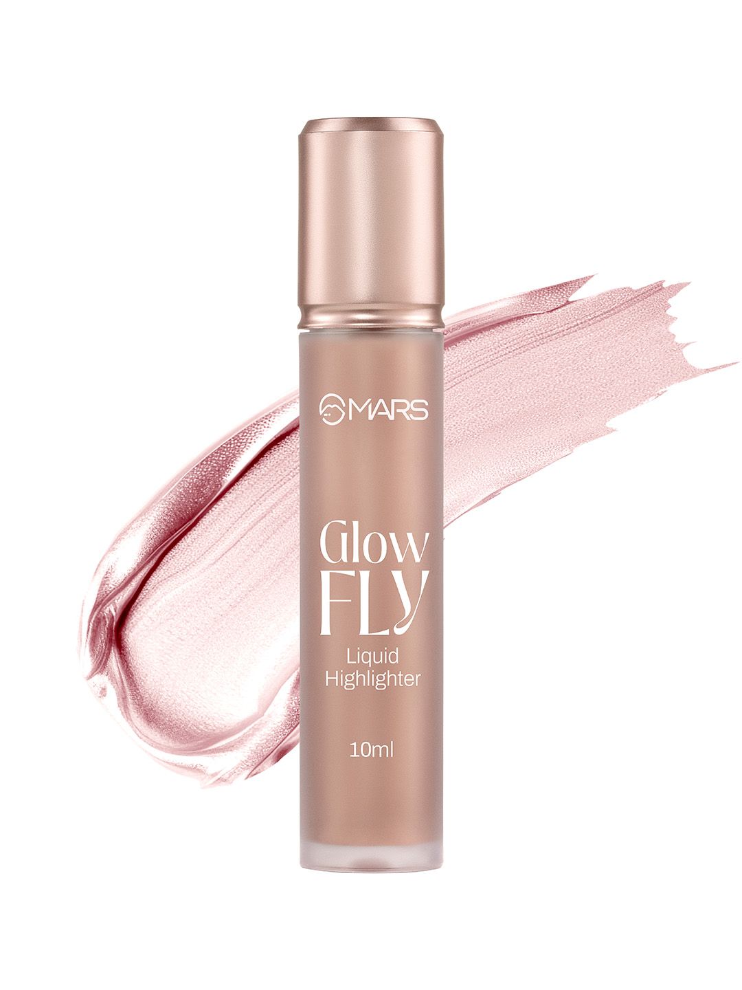 MARS Glow Fly Liquid Highlighter with Sunflower Seed Oil 10 ml - Winged Rose-image-3