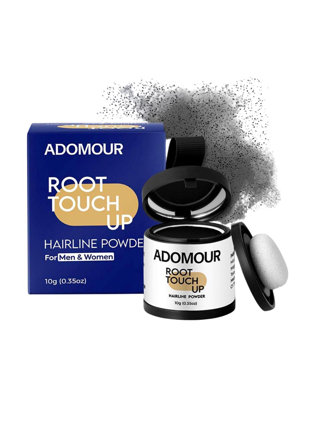 ADOMOUR Root Touchup Powder- 10 g- Dark Brown-image-32