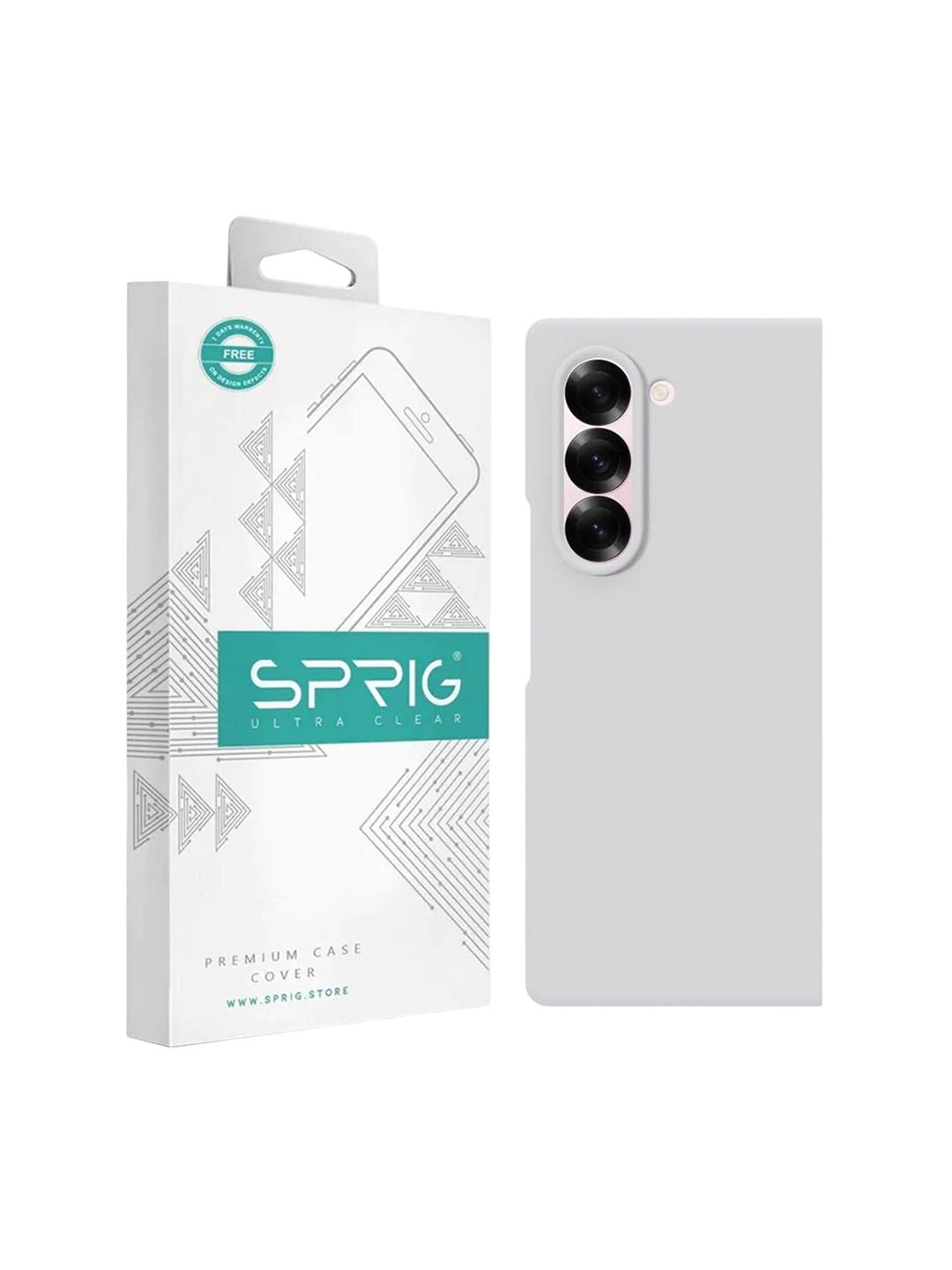 SPRIG Samsung Galaxy Z Fold 6 Solid Printed Back Case Mobile Accessories-image-16