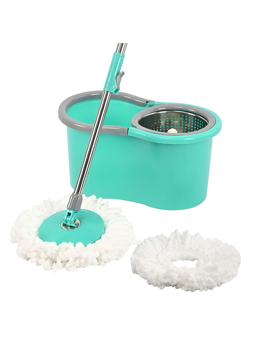 RUBOXA Green Solid Plastic Bath Accessories Set