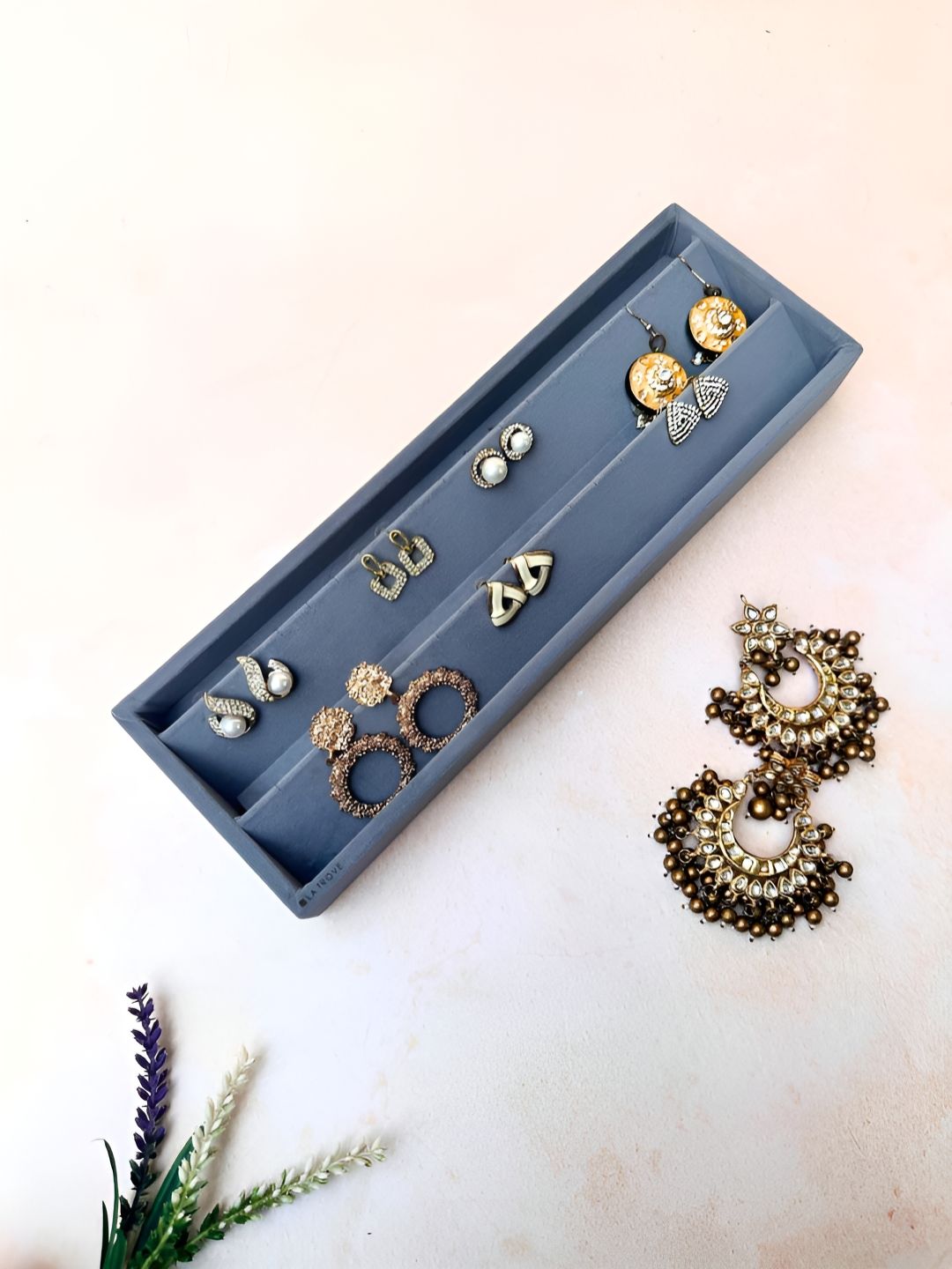 La Trove Grey Reusable Jewellery Organiser-picture-16
