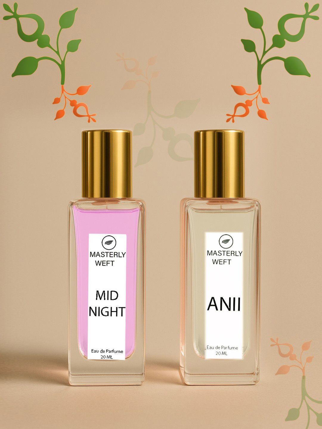 MASTERLY WEFT Set Of 2 Mid Night & Anii Long Lasting Eau De Parfum- 20 ml Each-picture-10