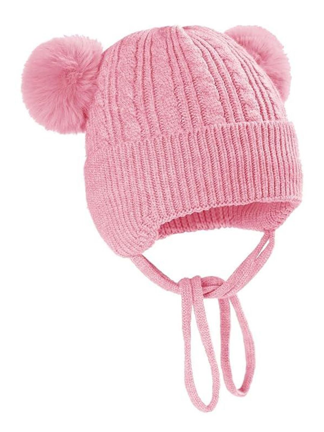 Gajraj Kids Woollen Knitted Woolen Earflap Beanie Cap-picture-46