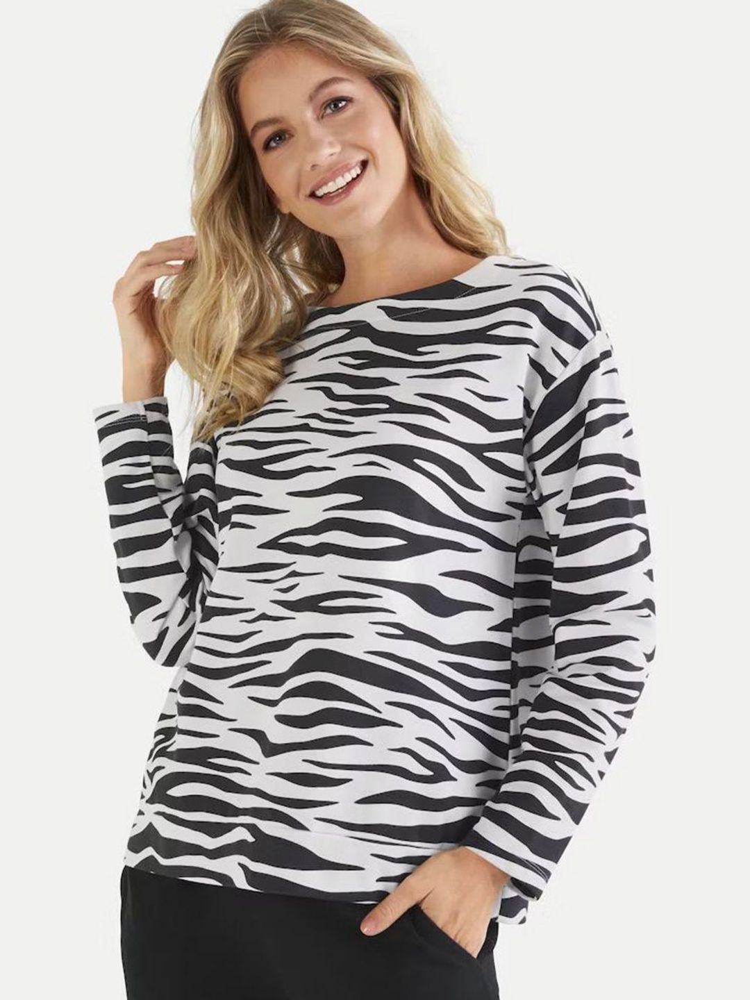 DTR FASHION Women Animal Printed Round Neck T-shirt-picture-25