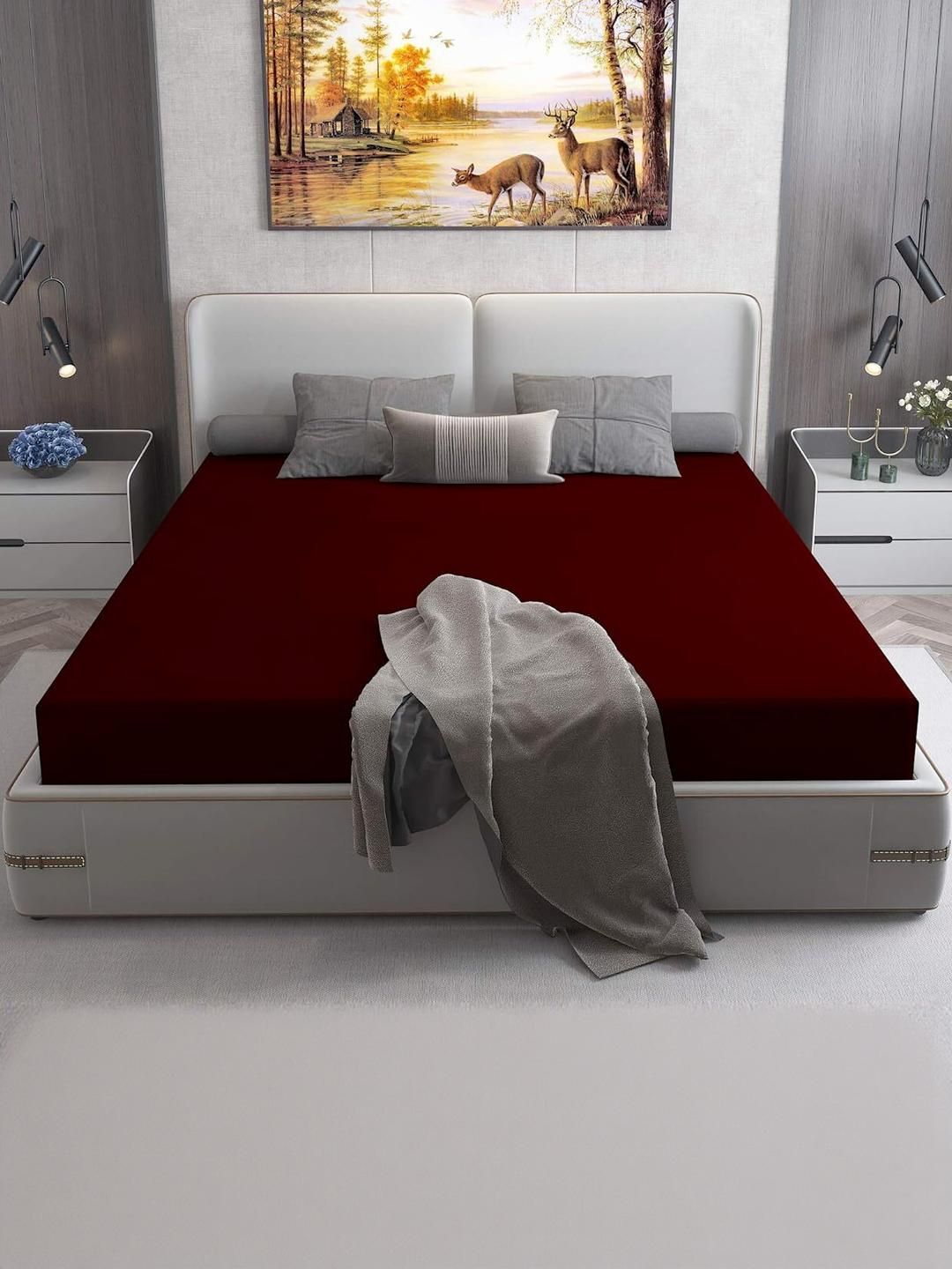 AGS ACTIVE Red Double Bed - King Bed Covers-picture-47