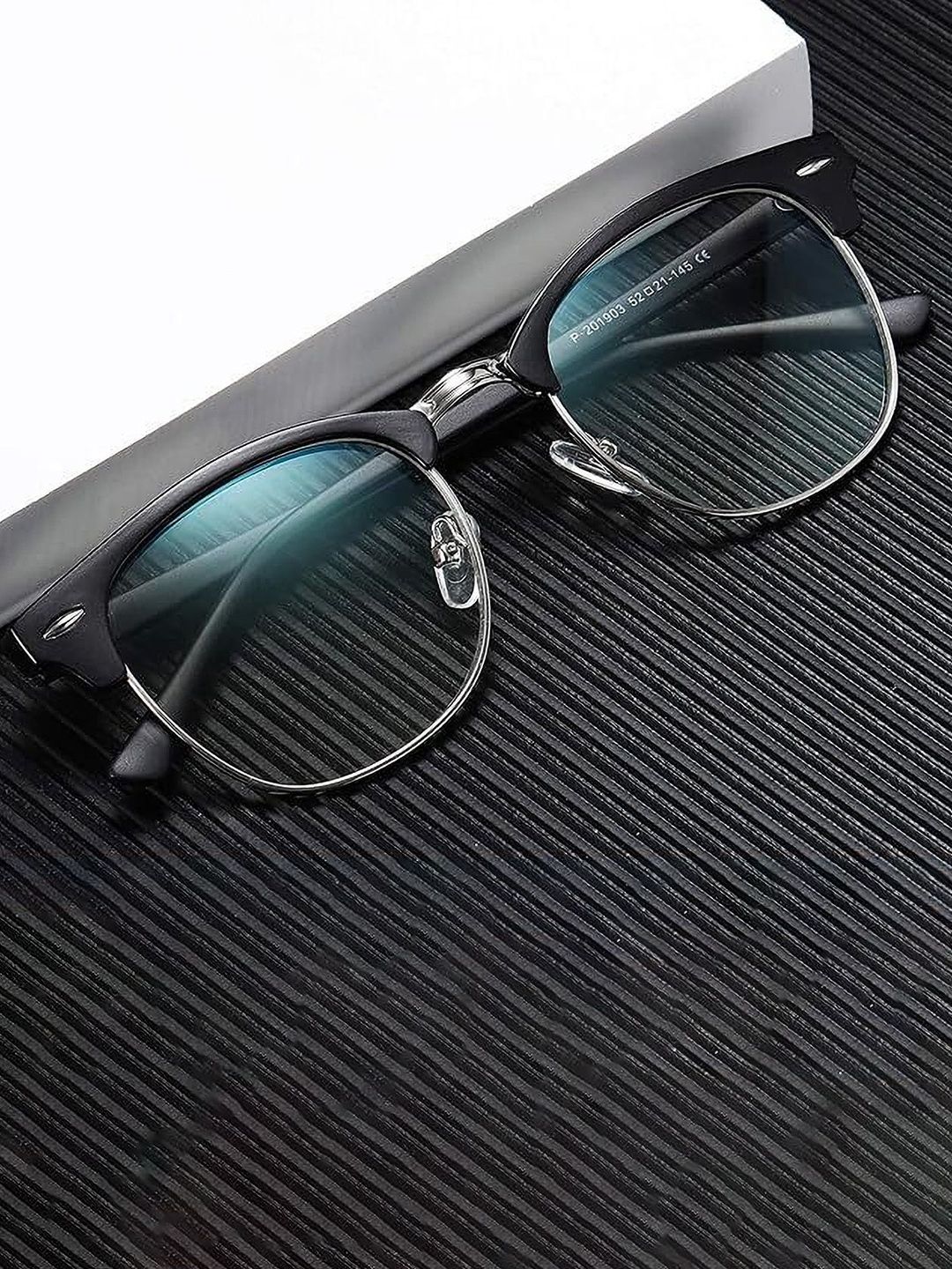 LEGEND EYEWEAR Unisex Mirrored Lens & Black Round Sunglasses with-picture-17