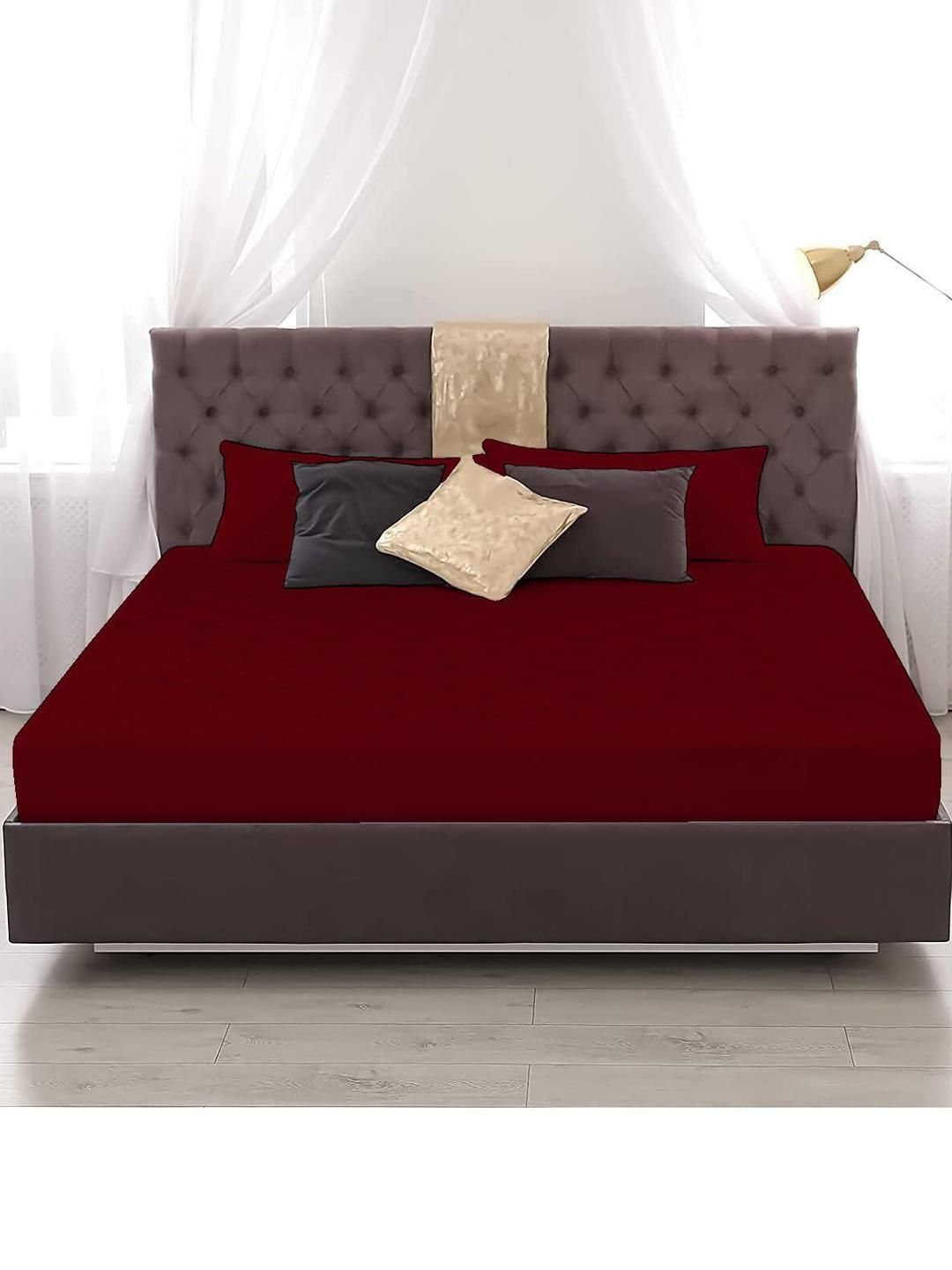 AGS ACTIVE Red Double Bed - King Bed Covers-picture-57