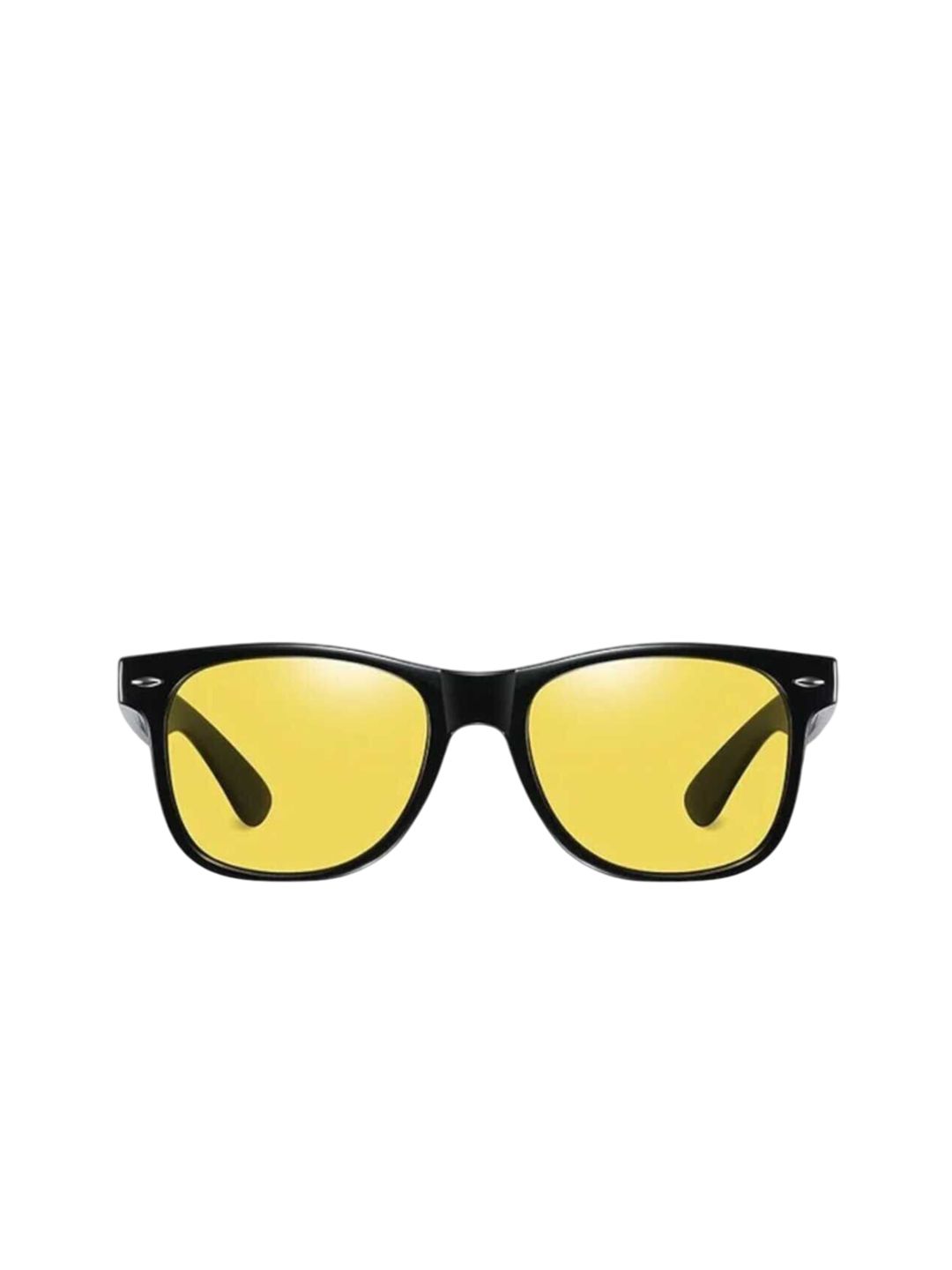 LEGEND EYEWEAR Unisex Full Rim Yellow UV Protected Lens Square Sunglasses-image-48