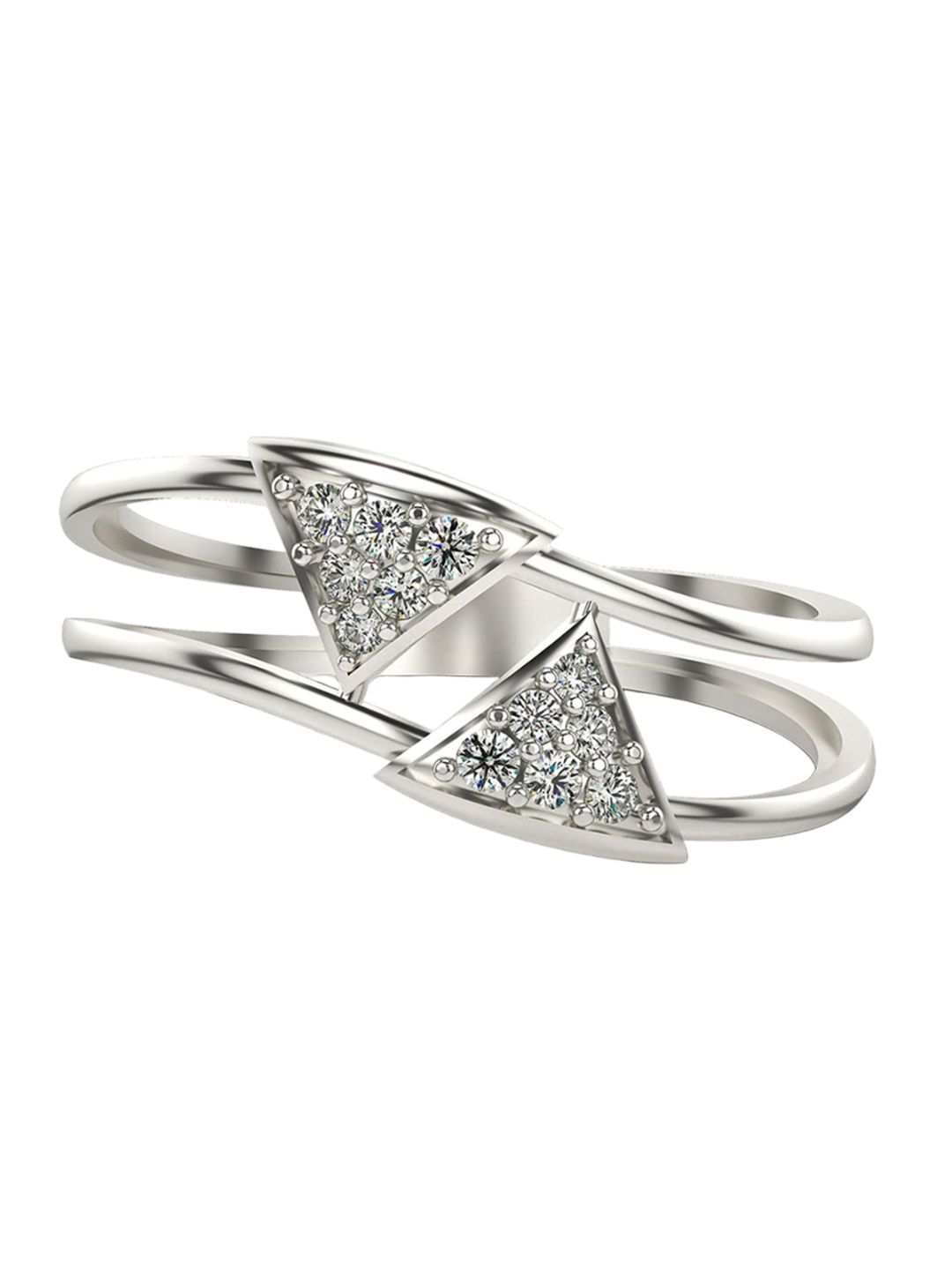 VALANOVA Women White Ring Diamond-image-23