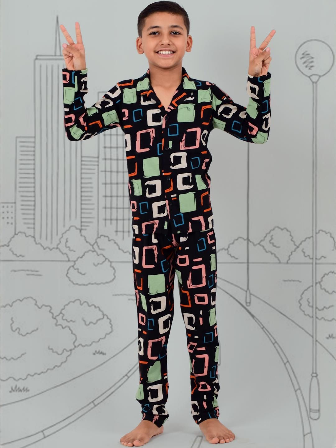 3BROS Kids-Boys Pure Cotton Clothing Set-picture-12