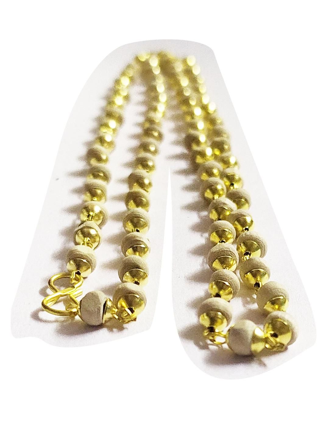 Divine souvenirs Unisex Gold-Plated Artificial Beaded Statement Necklace-picture-34