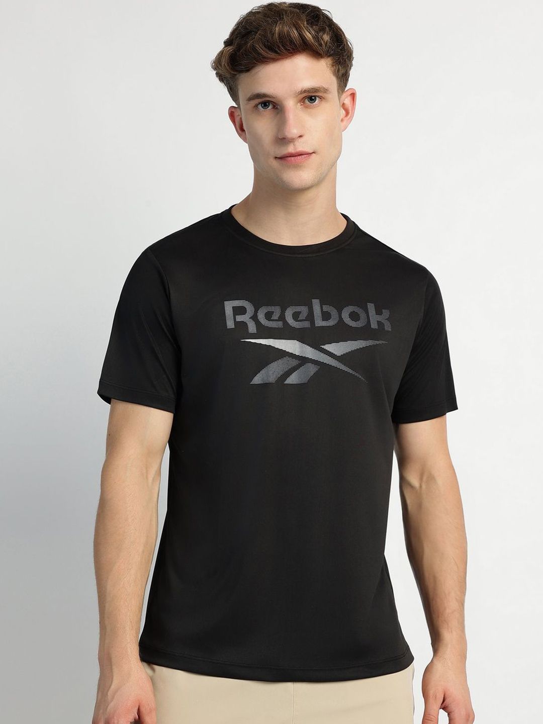 Reebok Men Solid Round Neck T-shirt-picture-11