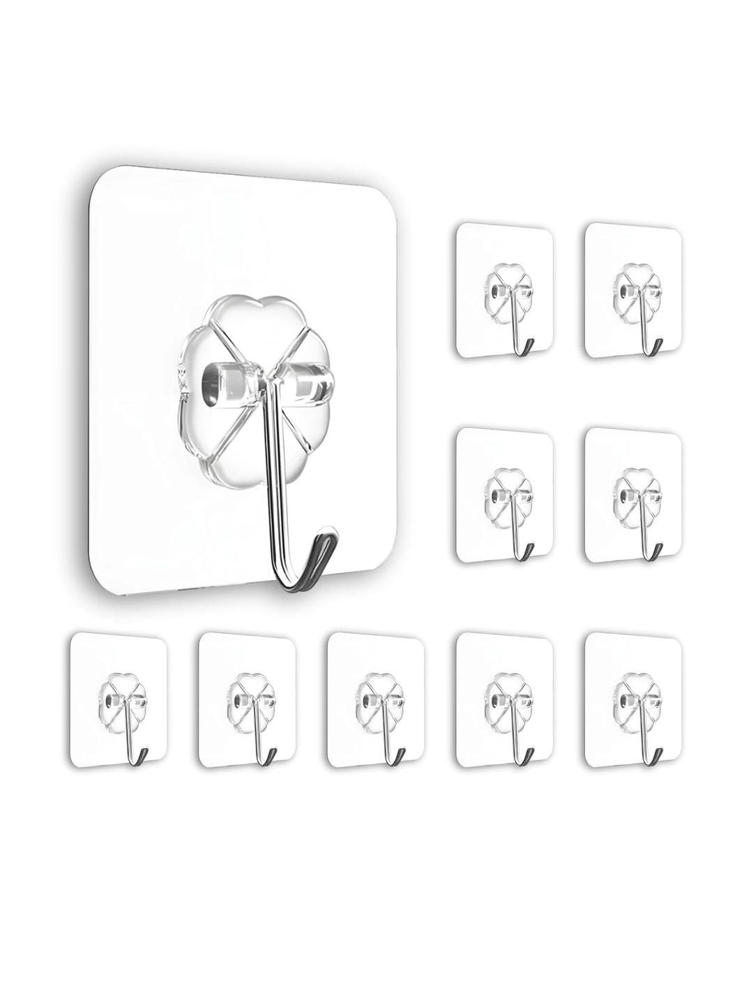 Go Hooked Self Adhesive Wall Hooks - Pack Of 10-picture-15
