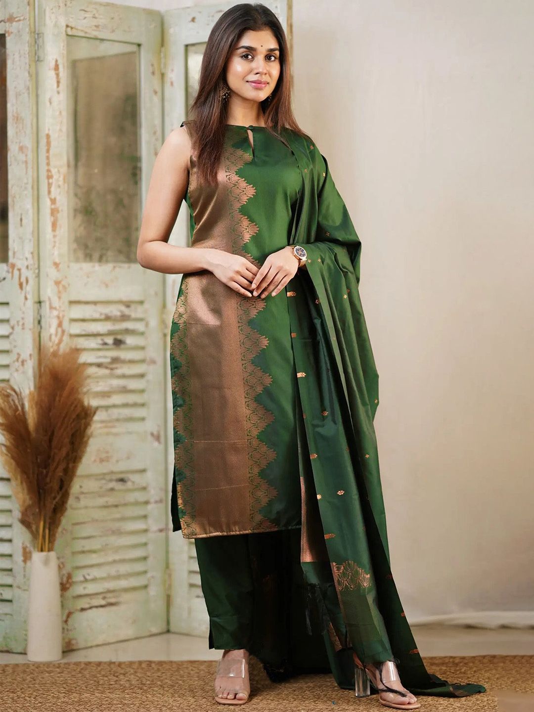 Moda Rapido Women Regular Kurti with Dhoti Pants & With Dupatta