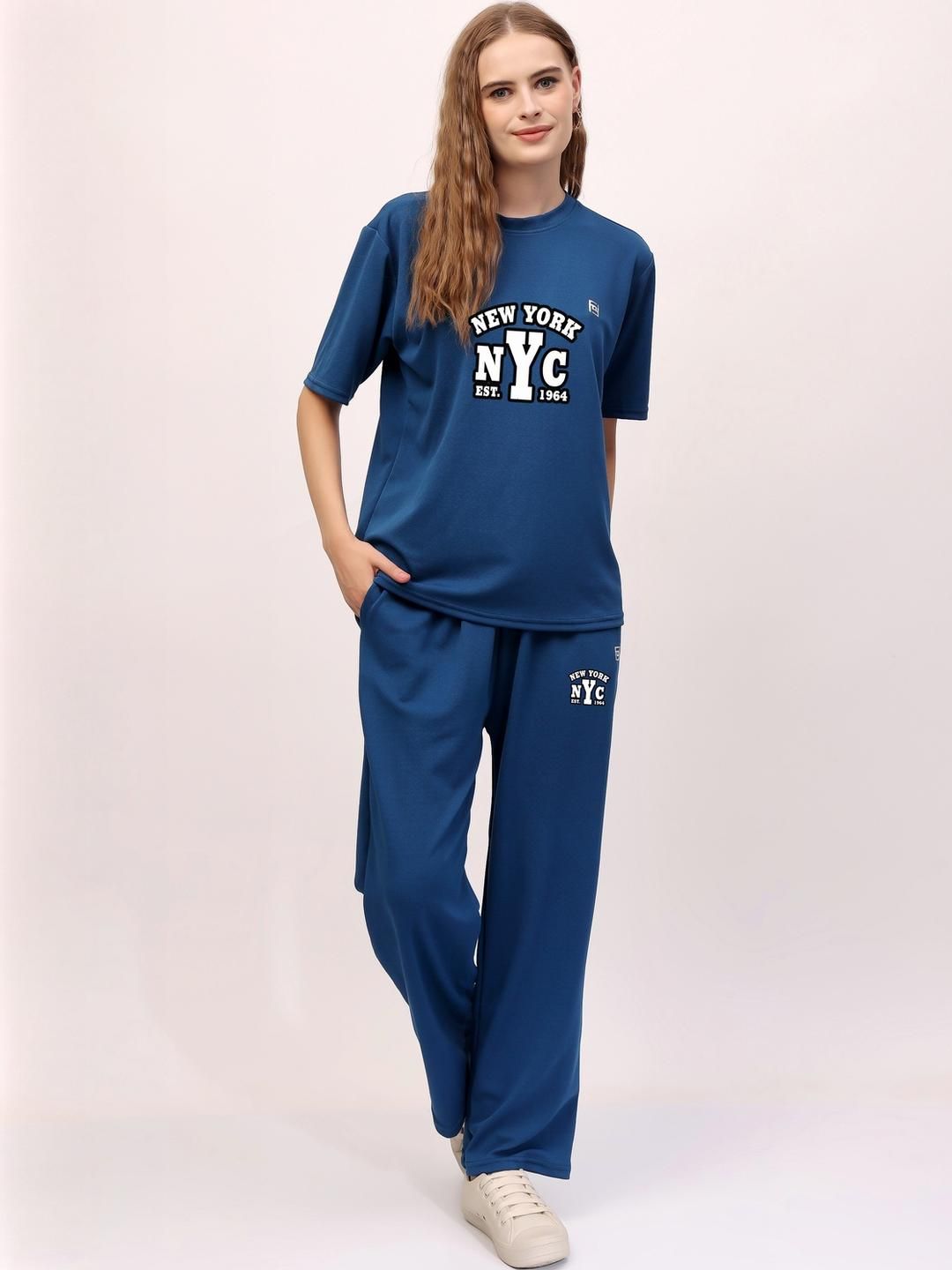 FITIN OUTFIT Printed T-shirt & Trousers Co-Ords-picture-11